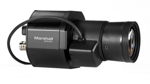 Marshall Electronics Cámara GENLOCK compacta de 2.5MP con AUDIO + HDMI