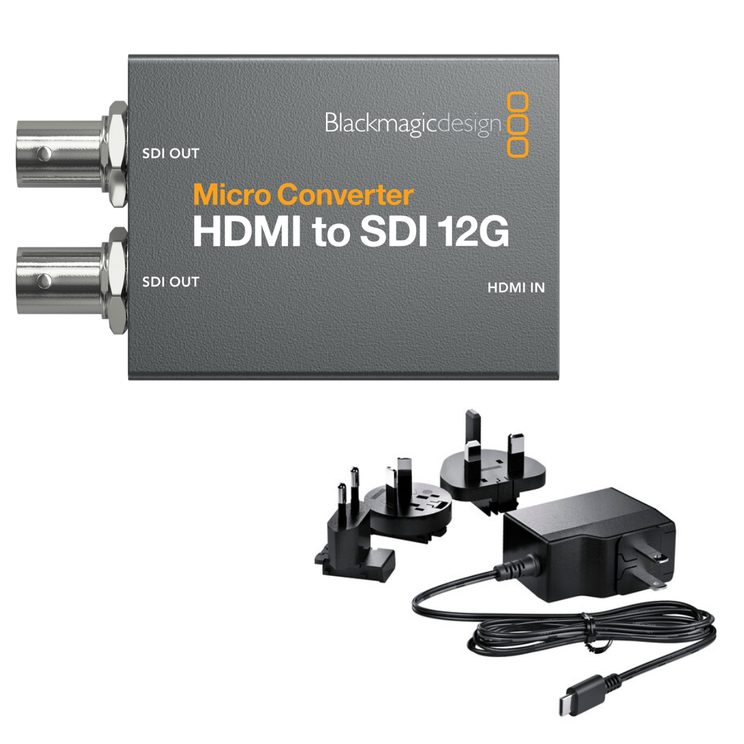 Blackmagic Design Micro Converter HDMI to SDI 12G with Power Supply