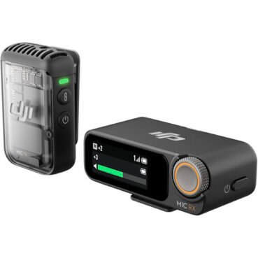 DJI Mic 2 – Sistema Inalámbrico Compacto de Micrófono Digital con Transmisor y Receptor para Cámara y Smartphone (2.4 GHz)