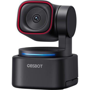 OBSBOT Tiny 3 Lite AI-Powered PTZ 4K Webcam