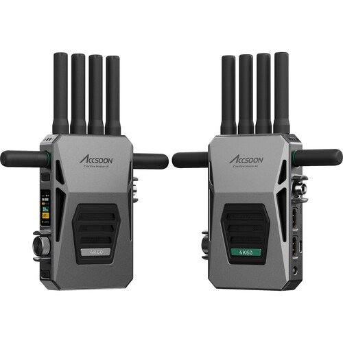 Accsoon CineView Master 4K Sistema Inalámbrico de Transmisión de Video HDMI SDI TX RX 4K60